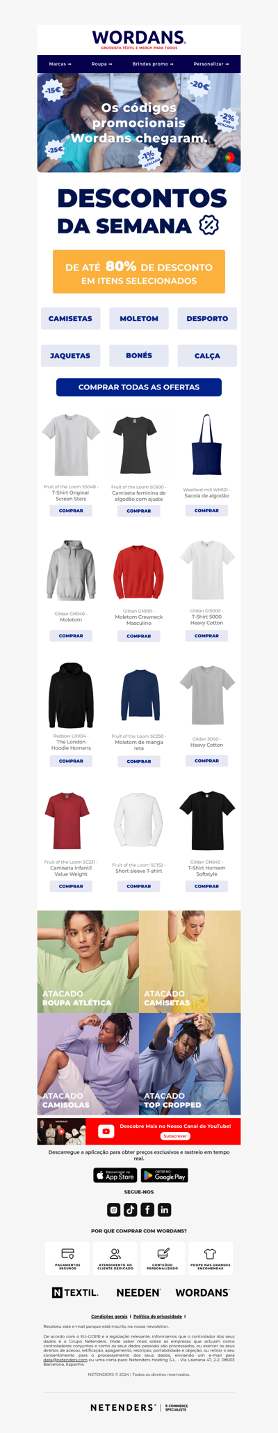 🔹Descontos da semana🔹+ CÓDIGOS PROMOCIONAIS