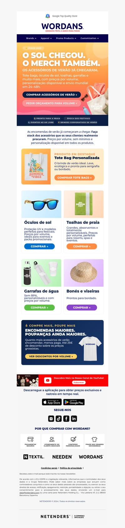 ☀️ Os acessórios de verão já chegaram.