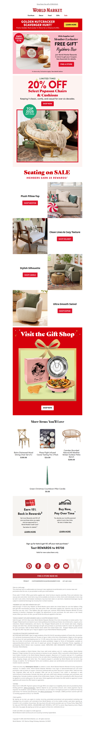 🔥 TRENDING: 20% off Papasans and MORE.