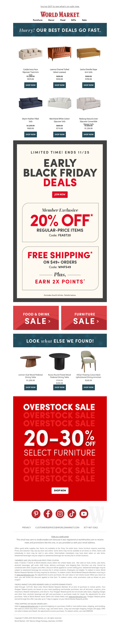 NEW MARKDOWNS! Hurry—they’ll go fast.