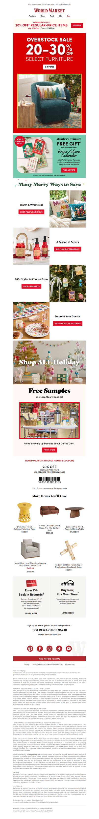 Save on furniture + FREE GIFT ✨🎁✨