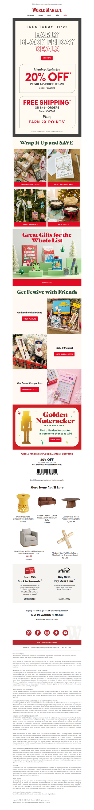 ⏰ ENDS IN HOURS: 20% off + 2X Rewards.