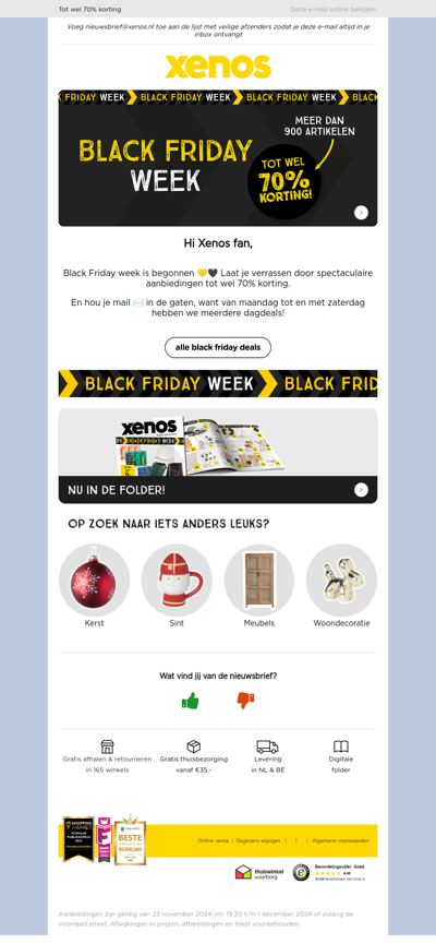 💛🖤 BLACK FRIDAY week is gestart💛🖤