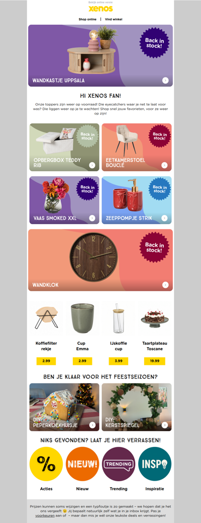 Je favorieten zijn weer op voorraad😍