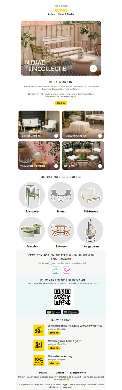 De NIEUWE tuin collectie is binnen!