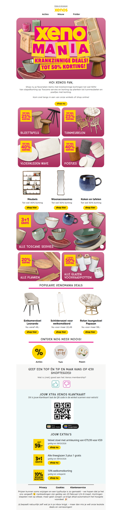 XENOMANIA: scoor nu je favorieten!