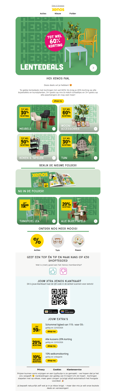 Deze lentedeals wil je niet missen!