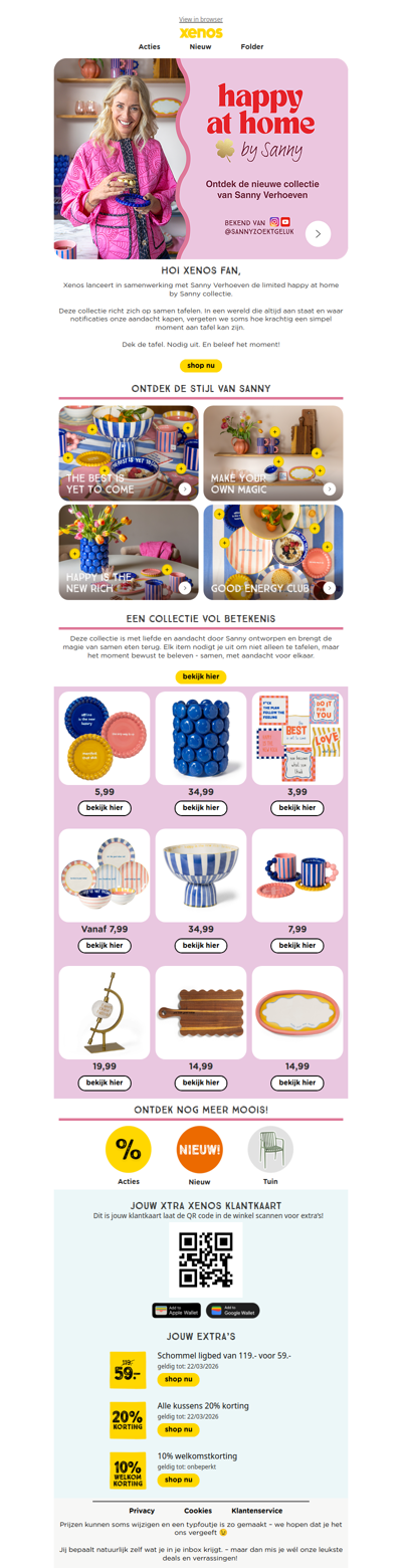 Limited edition: happy at home by Sanny