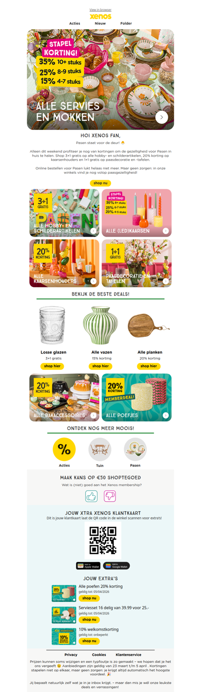 Nog 2 dagen tot Pasen: shop nu paasdeals 🐣