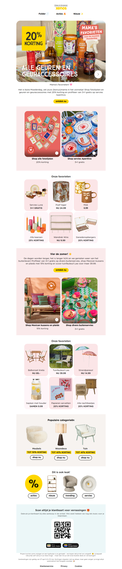 Mama’s favorieten en vier de zomer!