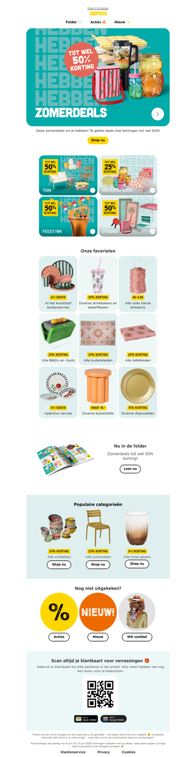 Kortingen tot wel 50% korting