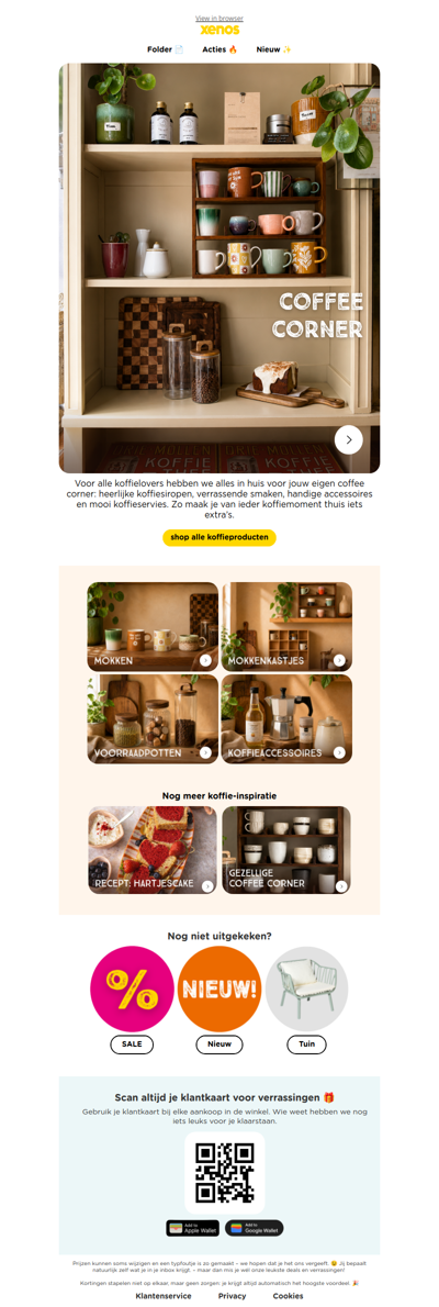 Alles voor de koffie corner