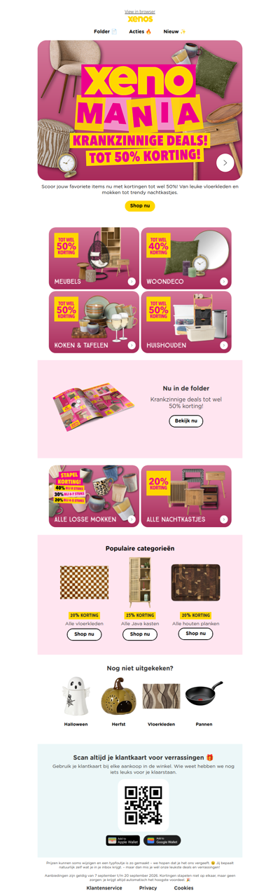 Krankzinnige deals tot wel 50% korting