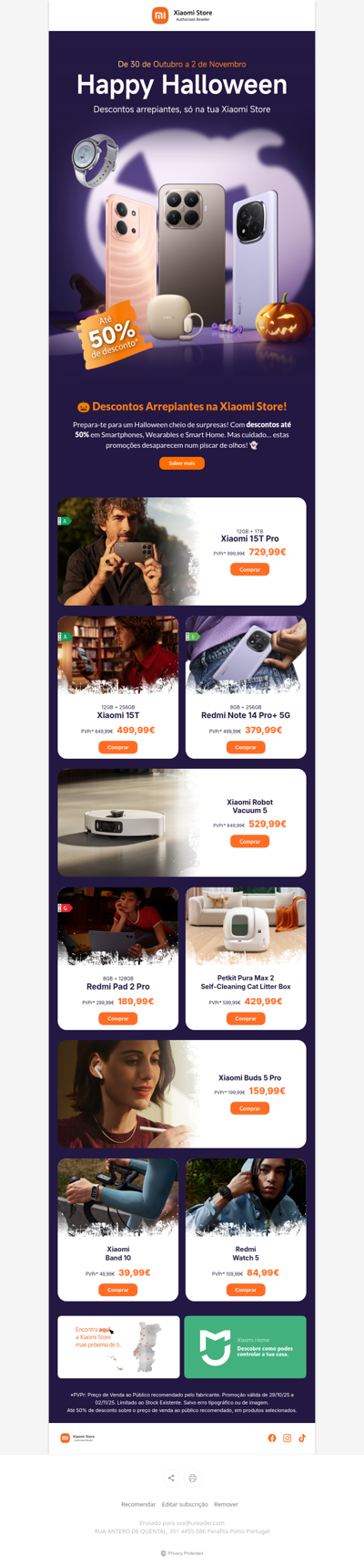 🎃 Descontos Arrepiantes na Xiaomi Store!