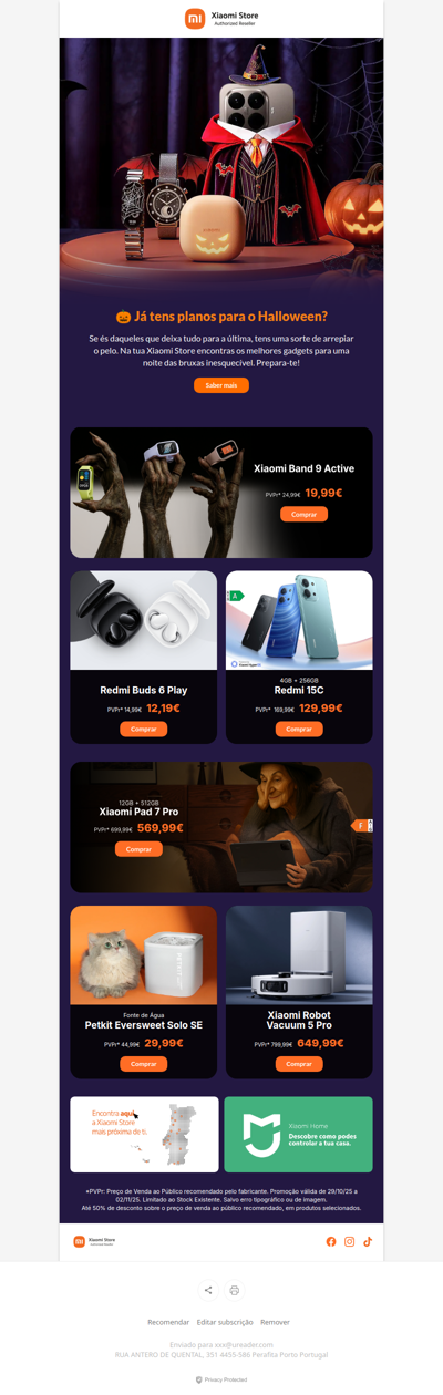 🎃 Já tens planos para o Halloween?