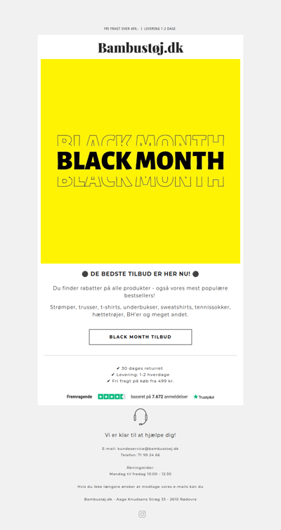 Vilde rabatter i årets største udsalg! ⚫️