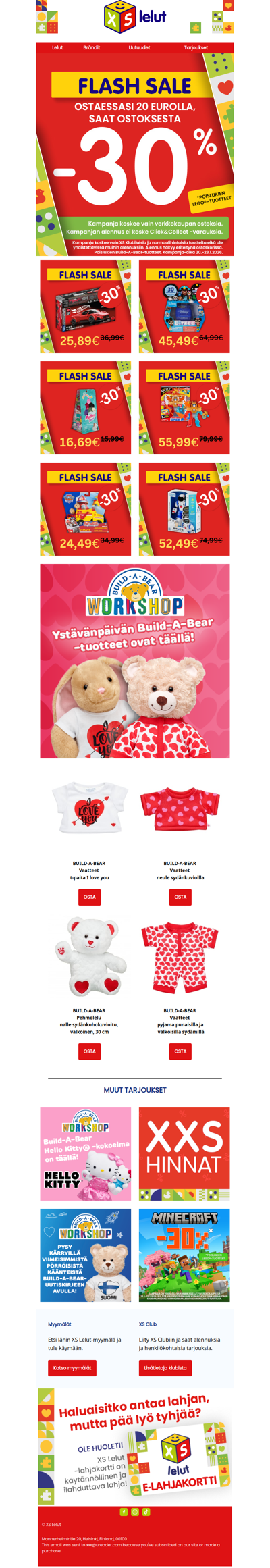 Viimeinen päivä! Flash sale -30%