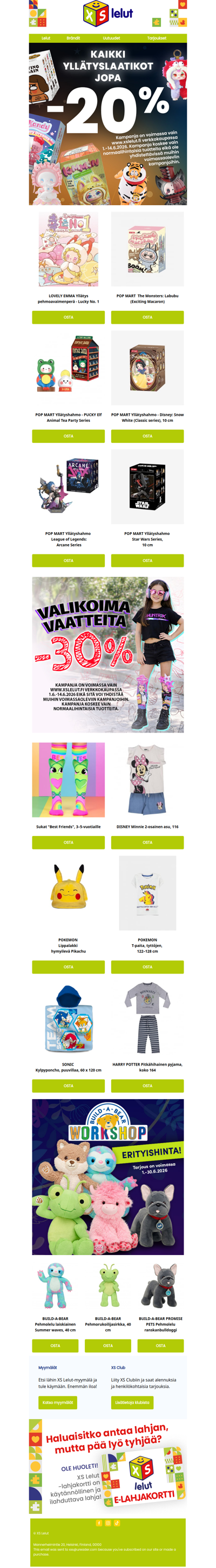 KAIKKI YLLÄTYSLAATIKOT JOPA -20%