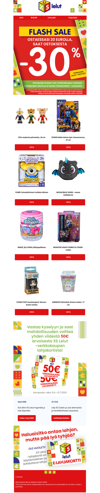⏳ VIIMEINEN PÄIVÄ: Flash Sale päättyy tänään!