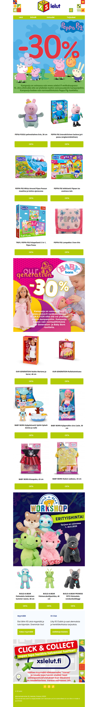 Kaikki Pipsa Possu -tuotteet nyt -30%!