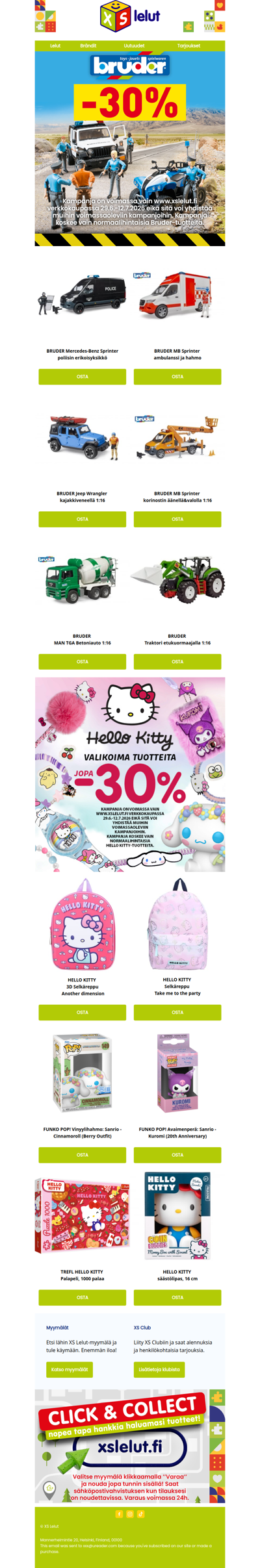 Suuret rekat, suurempi hauskuus! Bruder nyt -30%