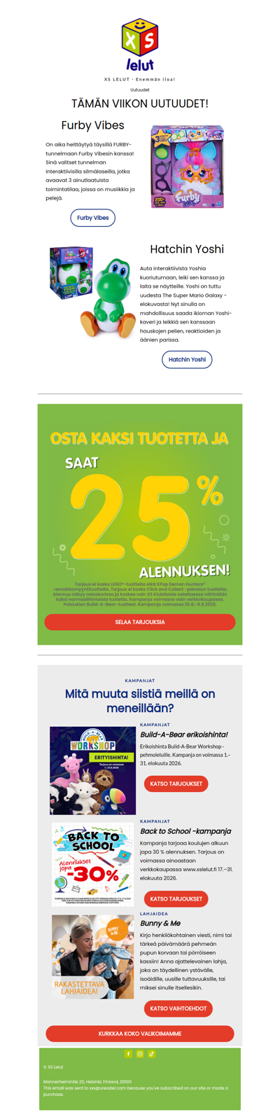 Koska yksi ei koskaan riitä 😉
