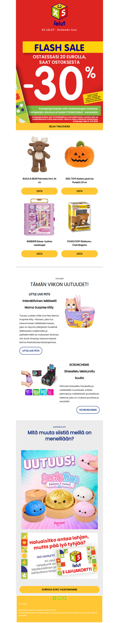30% alennusta? Kyllä, oikeasti!