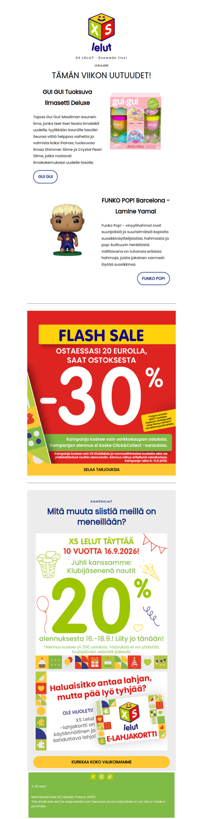 Älä jää paitsi!