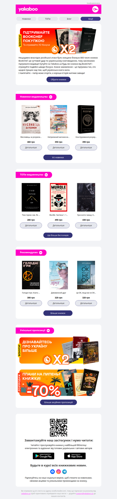 🌼📙Х2 швидкі бонуси за замовлення книжок BookChef