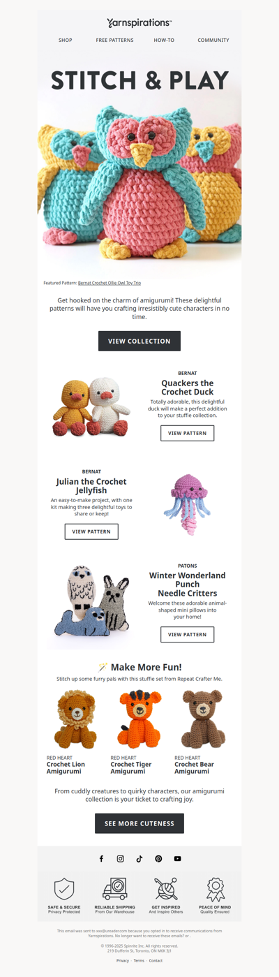 Create Joy with Crochet Toys