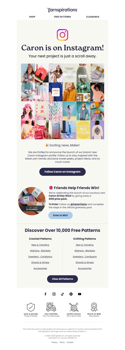 📸 Caron Is Now on Instagram!