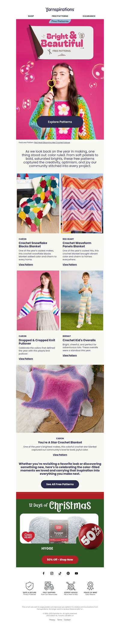 These Free Patterns Are Pure Color Joy 🎨