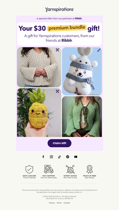 🎁 A Pattern Bundle Gift for You!