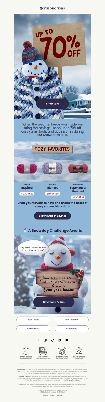 ❄️ Up to 70% Off Cozy Must-Haves