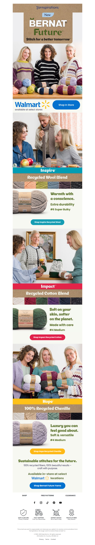 🌱 NEW Bernat Future at Walmart