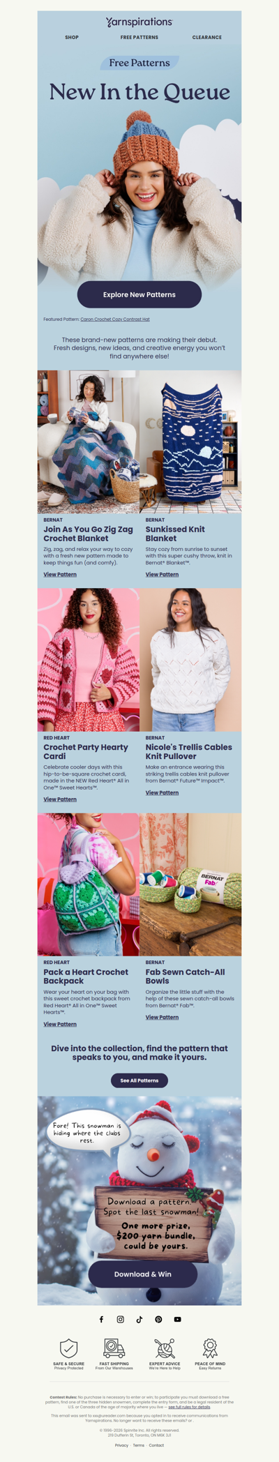 You’re First 👀 Brand-New Patterns Have Arrived