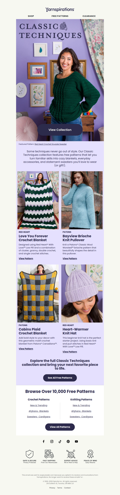 Master the Classics: Free Patterns to Try Today