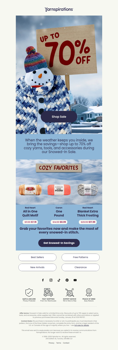 Stuck Inside? Save Up to 70%