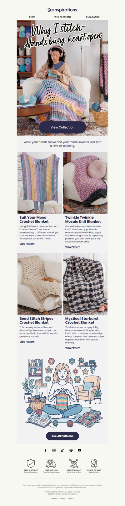 Stitch a Little. Unwind a Lot.