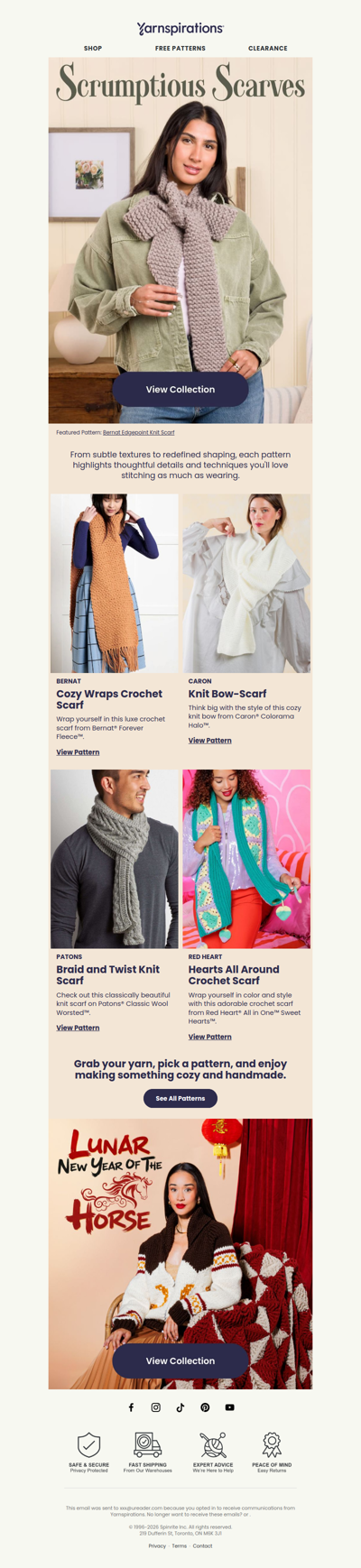 20+ Free Scarf Patterns You’ll Love