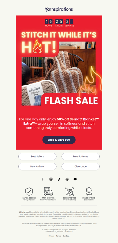 50% Off 🔥24 Hours Only