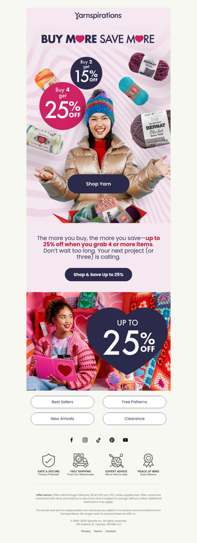 Buy More, Save More—Up to 25%