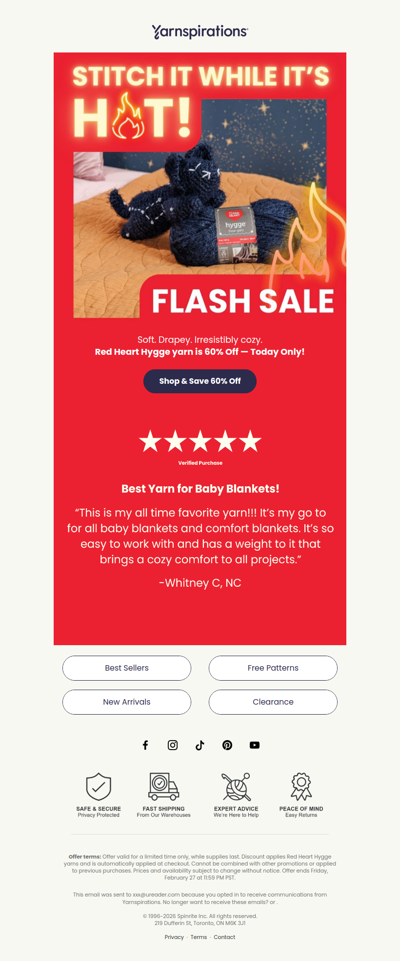 60% Off Red Heart Hygge — Today Only