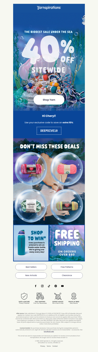 40% Off + 10% Extra Just For You