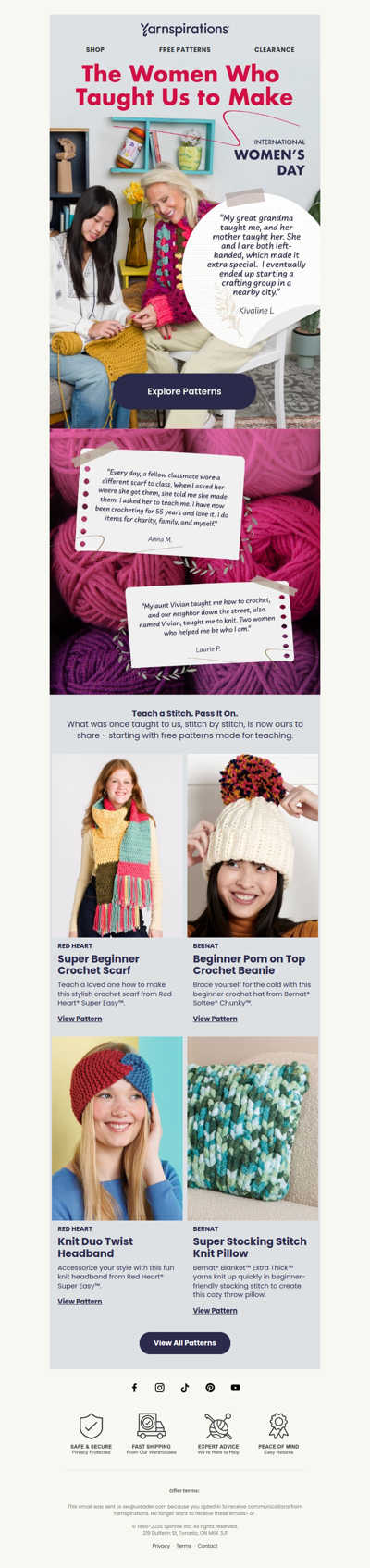 From Her Hands to Yours