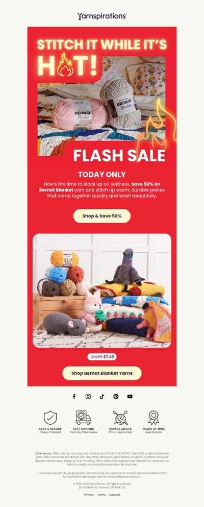 Half Off Your Coziest Makes