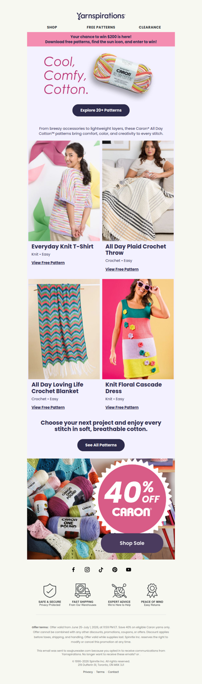 20+ Summer Patterns
