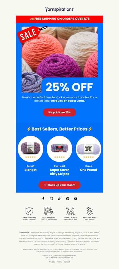 🛒 25% Off Bestsellers!