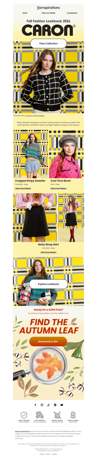 6 NEW Caron Patterns You Can't Miss!