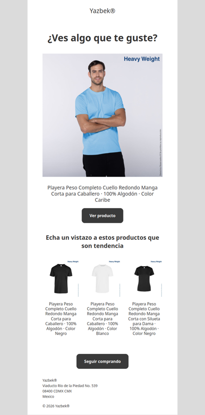 ¿Ves algo que te guste?